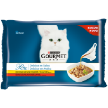 Gourmet Perle Selecção de Sabores 4x85gr